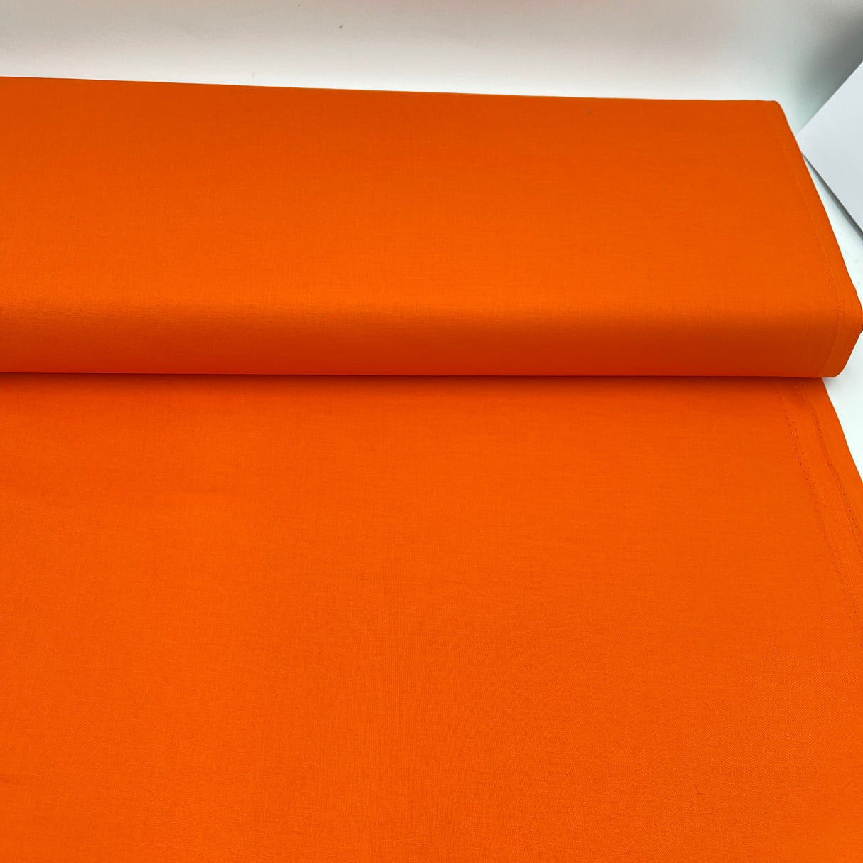 Homespun Orange Fabric – Solid Blender | Hobbycraft HS.Orange