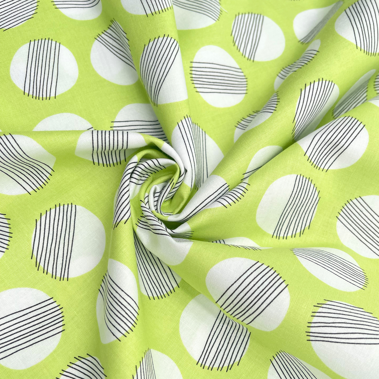 Hazy Moon Chartreuse - Michael Miller - Cotton Quilting fabric - DC7814HMKey