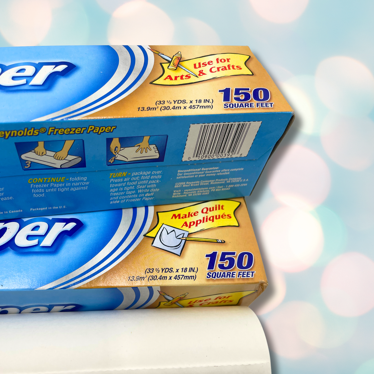 Reynolds Freezer Paper – Plastic Coated Quilting & Appliqué Paper (Sold by the Metre)