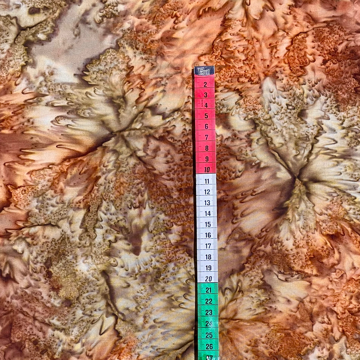 Bali Water Garden Earth Tones Batik Fabric by Benartex 07503-88