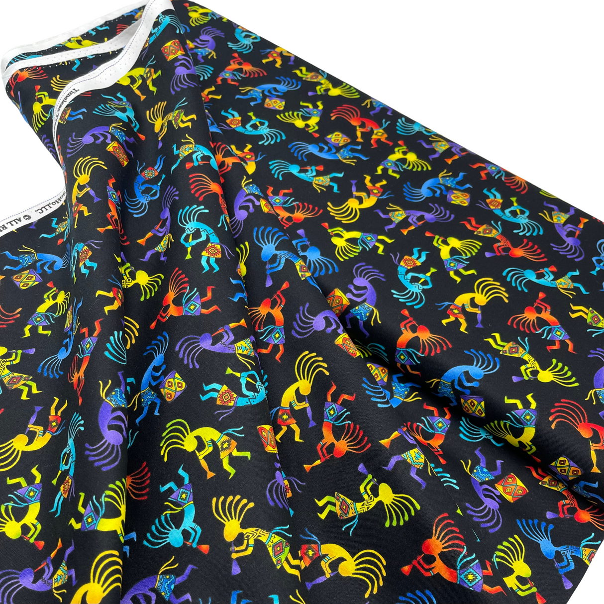 Out West Kokopelli Hopi Bright Fabric by Timeless Treasures - TT-C5158Brite