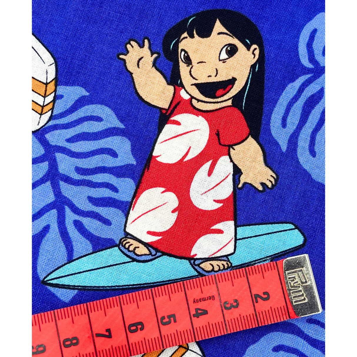 Surf’s Up Lilo & Stitch Cotton Fabric – Rare & Out of Print – Springs Creative SC59298