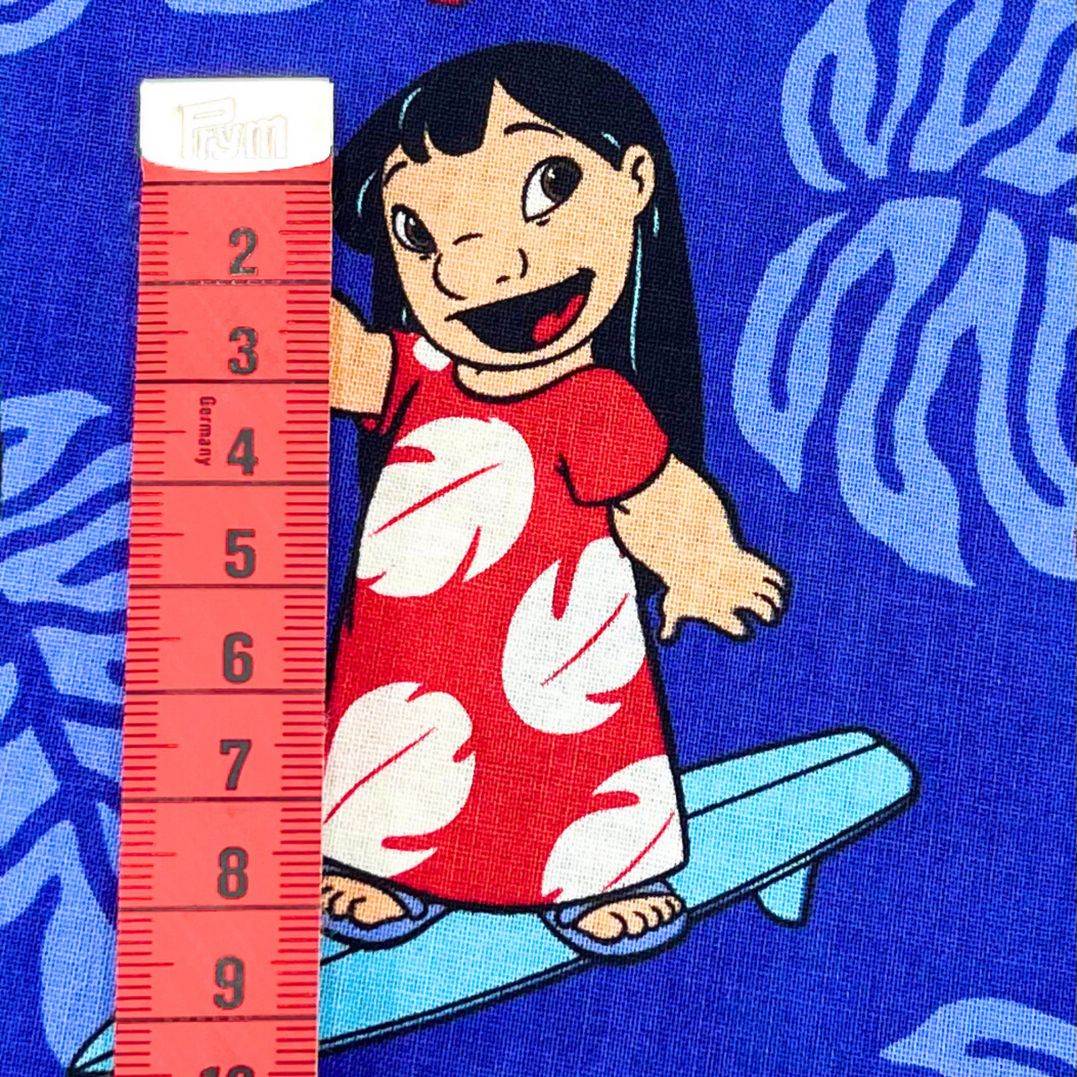 Surf’s Up Lilo & Stitch Cotton Fabric – Rare & Out of Print – Springs Creative SC59298