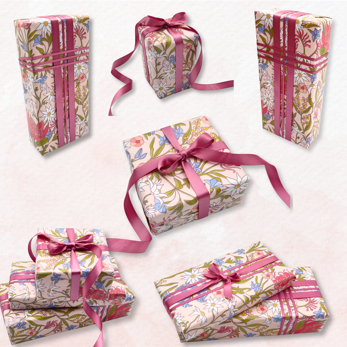 Matilda Floral Gift Wrapping Paper | Eco-Friendly | 60cm Wide