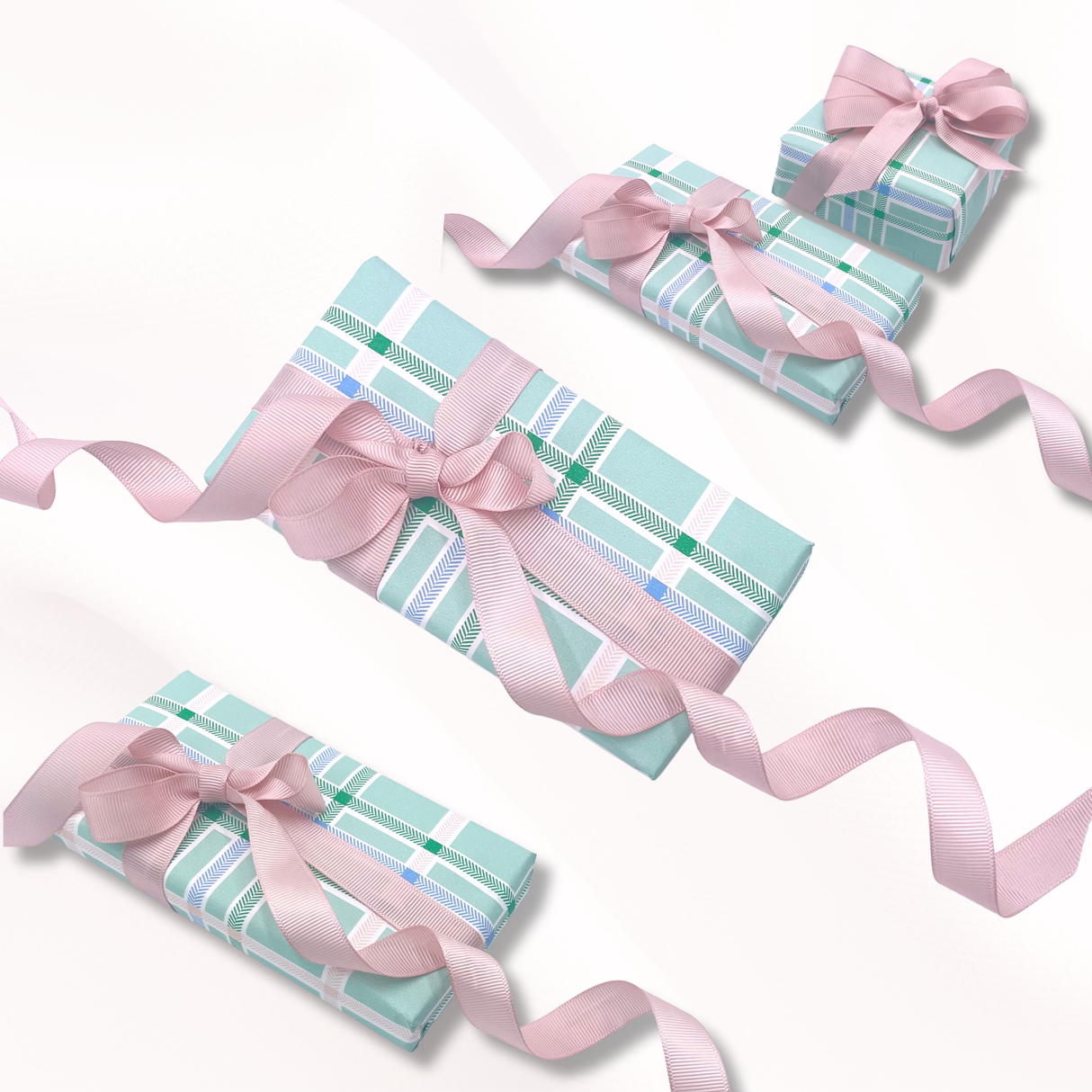 Oxford Gift Wrapping Paper | Soft Seagreen | 60cm Wide