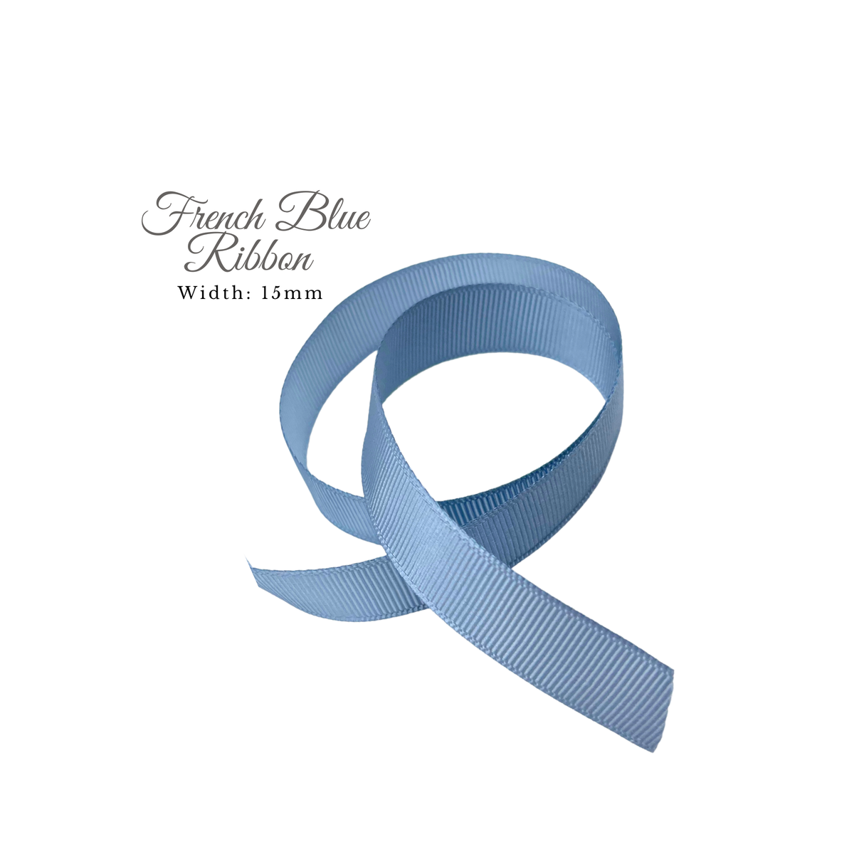 French Blue Grosgrain Ribbon