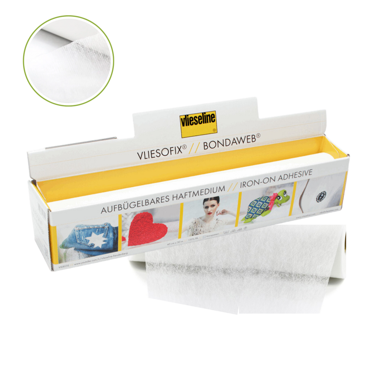 Vilene Bondaweb – Double Sided Web Adhesive | Vliesofix for Appliqué Quilting 45cm Wide