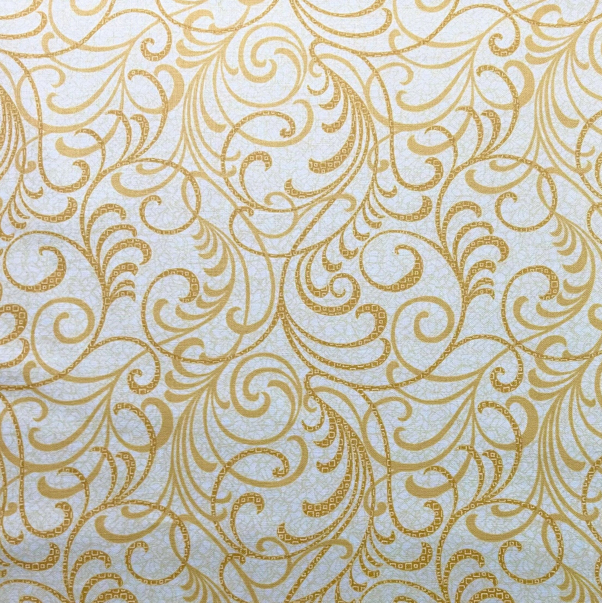 Here comes the sun, Cotton Quilting Scroll fabric, Golden Swirls by Benartex Fabrics BT2973.30