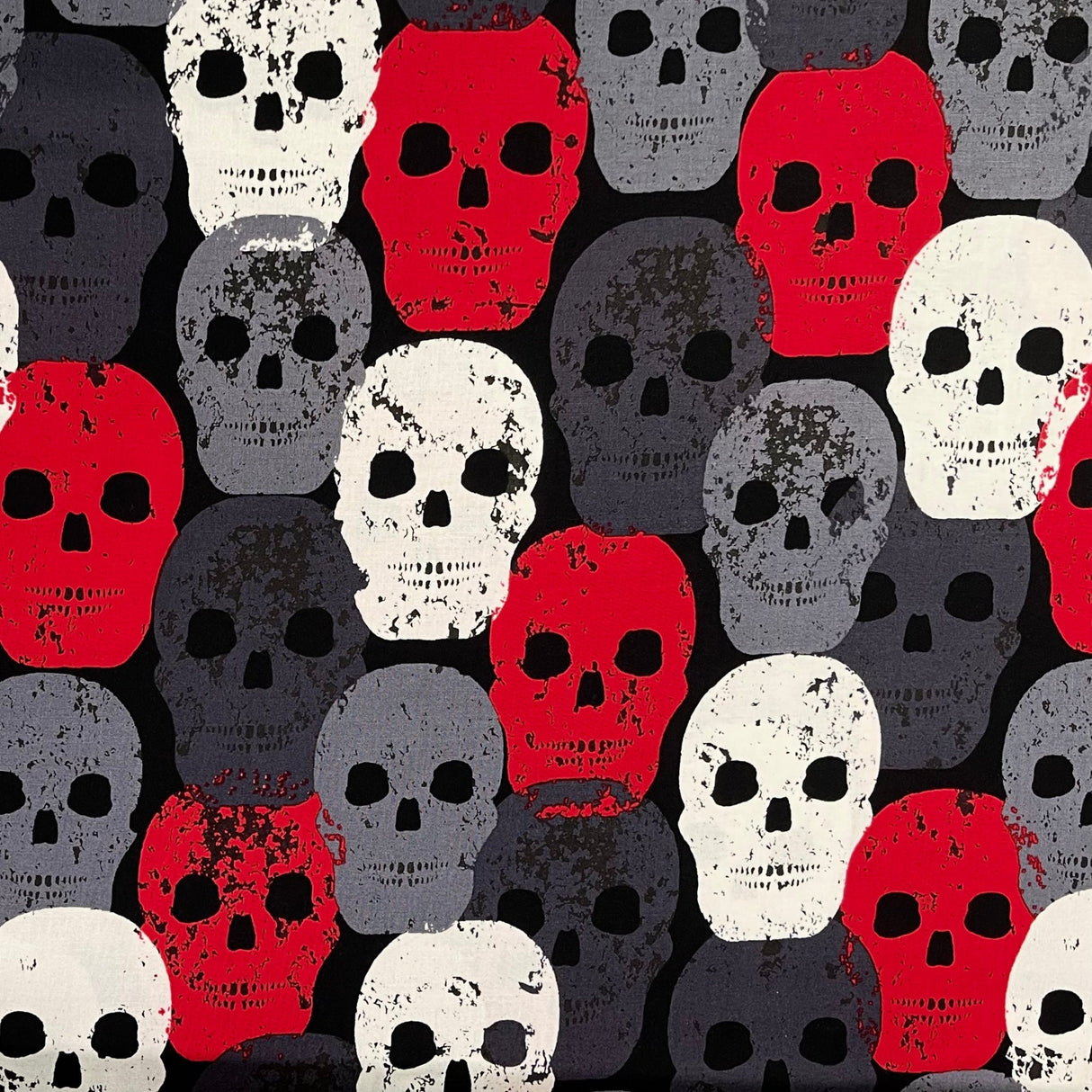 Skull of Rock fabric, Cotton Quilting Craft Michael Miller CX7043