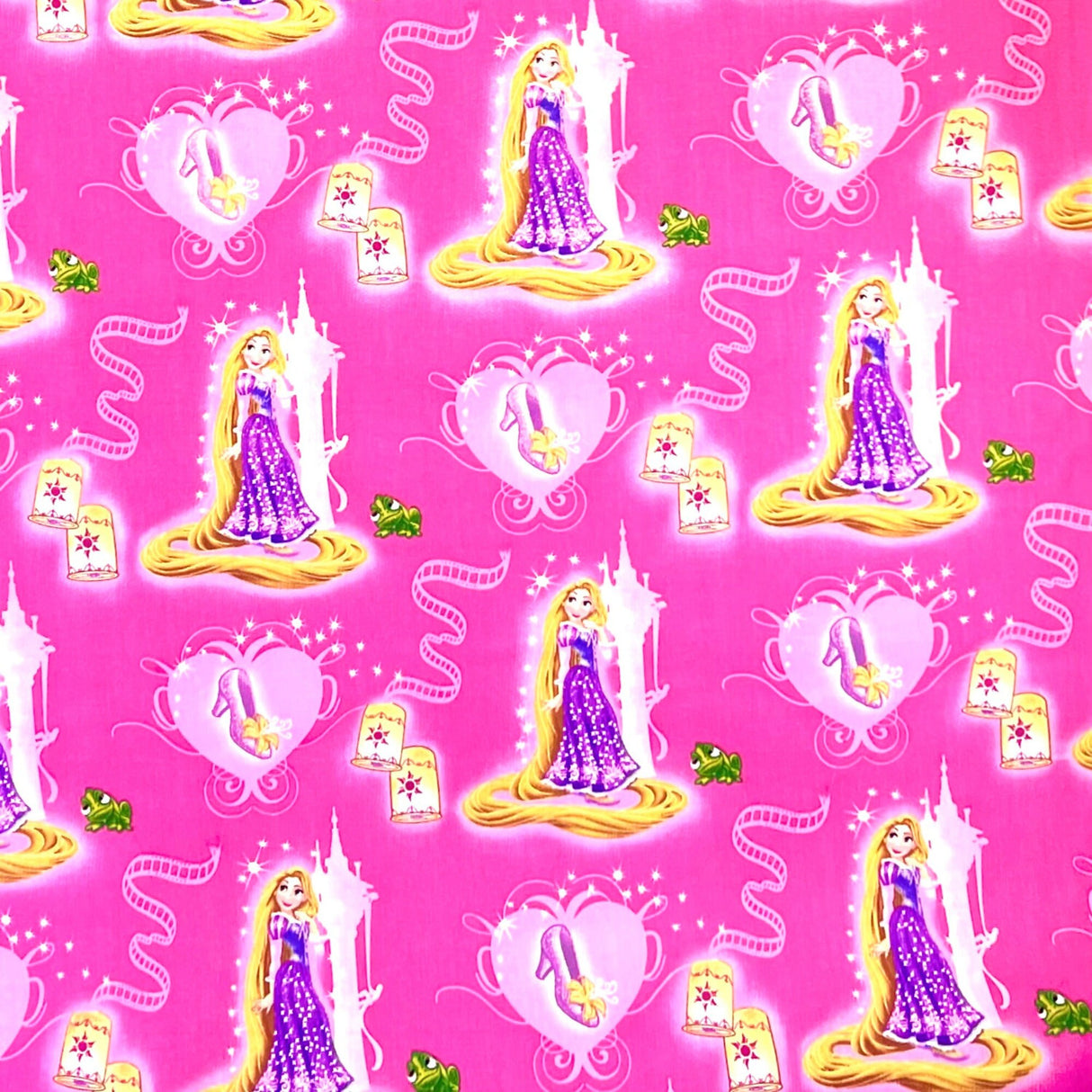 Disney Princess Rapunzel and Slipper fabric Springs Creative