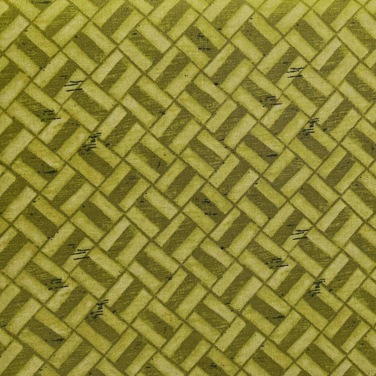 Mini Grid Cotton Moss fabric, Michael Miller Fabrics MM7803.Moss