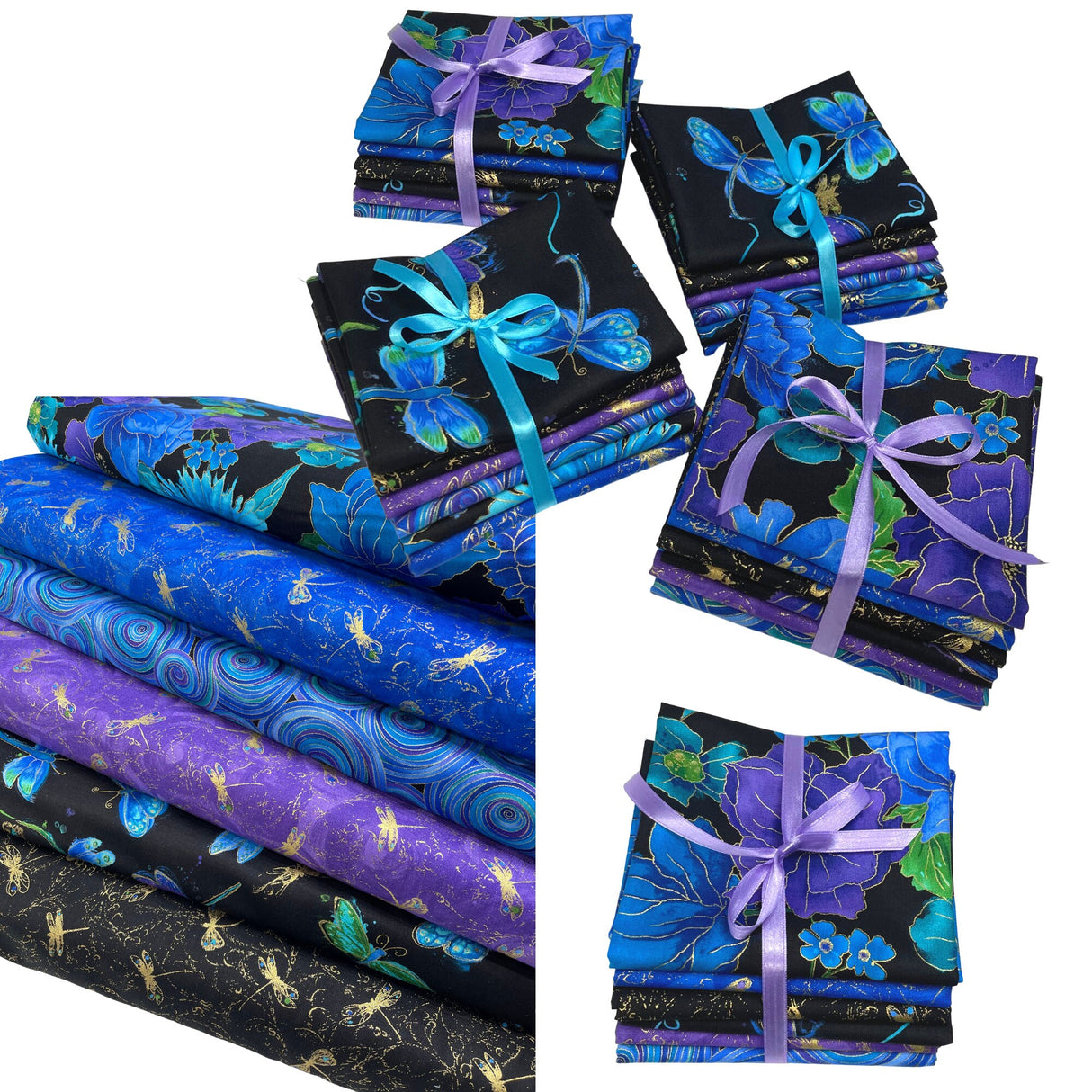 Fat Quarter bundle Fly by Night Fat Quarter Quilting Fabric Bundle - LAST ONE LEFT