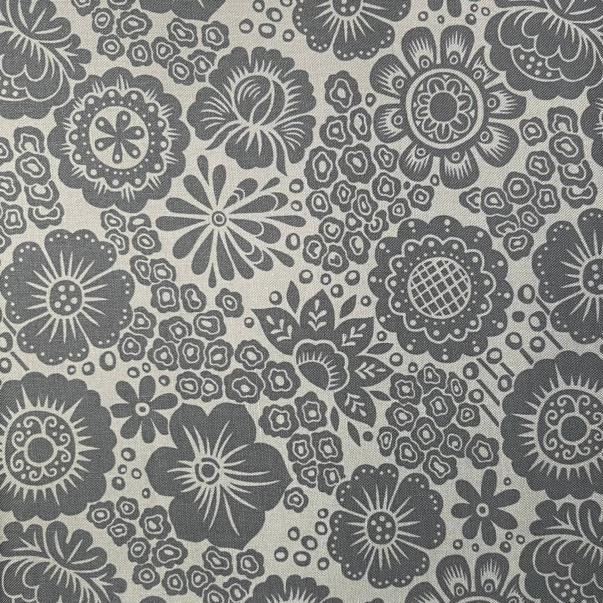 Kayla Gray Haze Cotton Fabric DC7806 Olive - Isabella by Lily Ashbury for Michael Miller