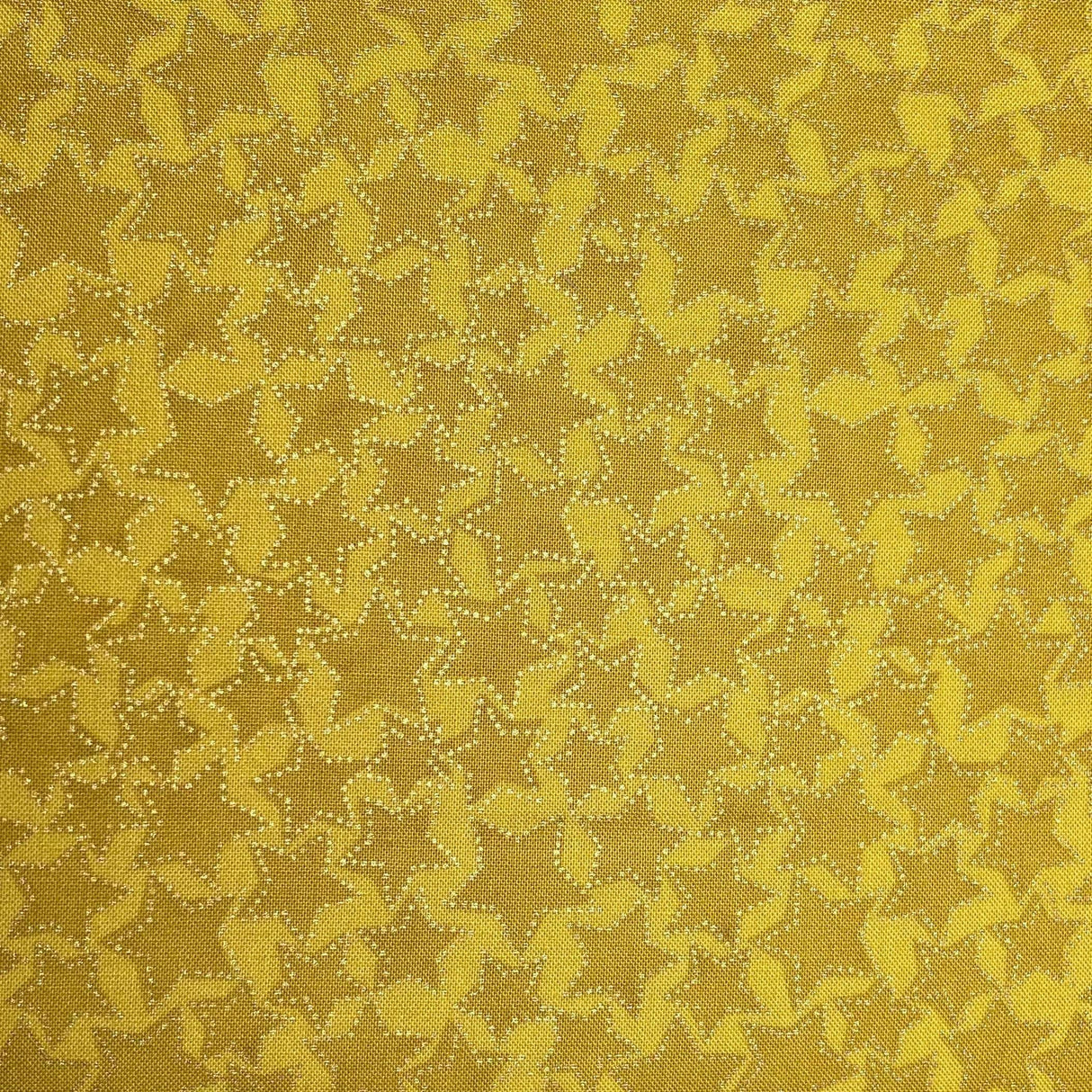 Catching Dreams, Cotton Quilting Golden Stars Fabric by Michael Miller Fabrics