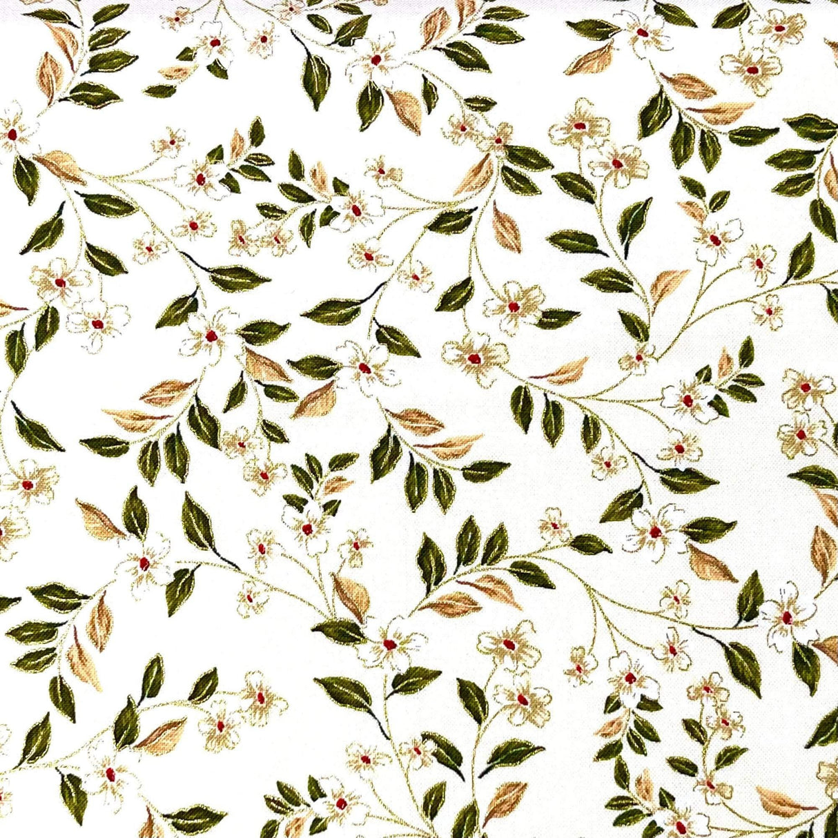 Carmen Floral Vine fabric, Cotton Quilting fabric by Kanvas Benartex Fabrics