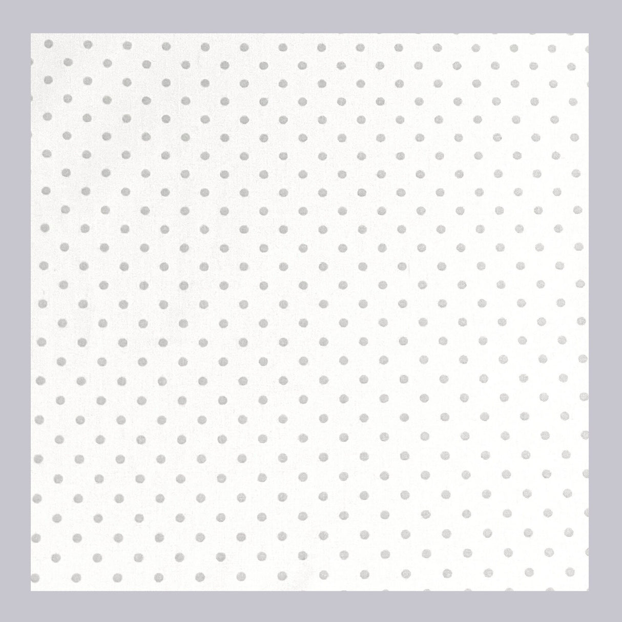 Bunnies By The Bay Mini Dove White, Grey Silver Dots Timeless Treasures (Cotton Fabric) C1820-Silver