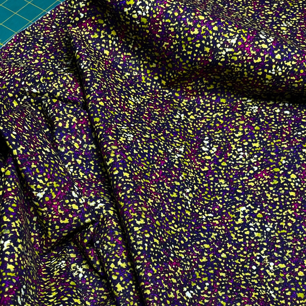 Kismet Gold fabric Pink Purple Confetti Quilting 100% Cotton fabric Paula Nadelstern for Benartex BT1775-49