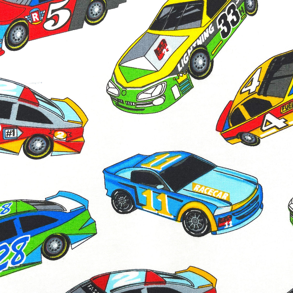 Racing Cars Fabric Fast Track Cotton Quilting fabric by First Blush Studio HG1173-08