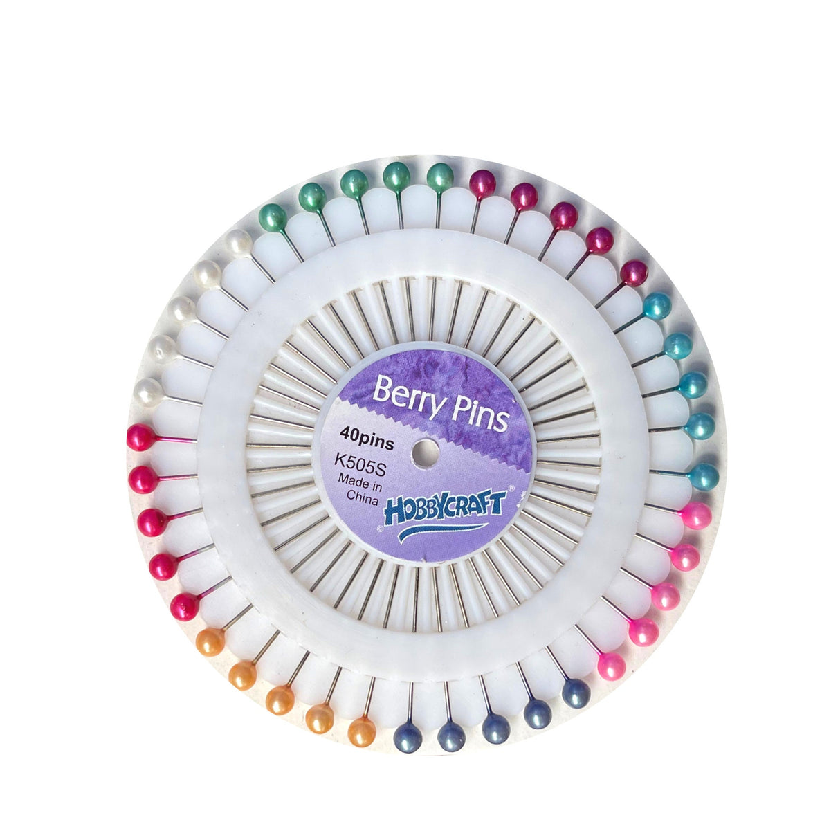 Pins, Berry Pins, sewing notions, Wheel Pearlised head pins, Craft, Sewing Pins