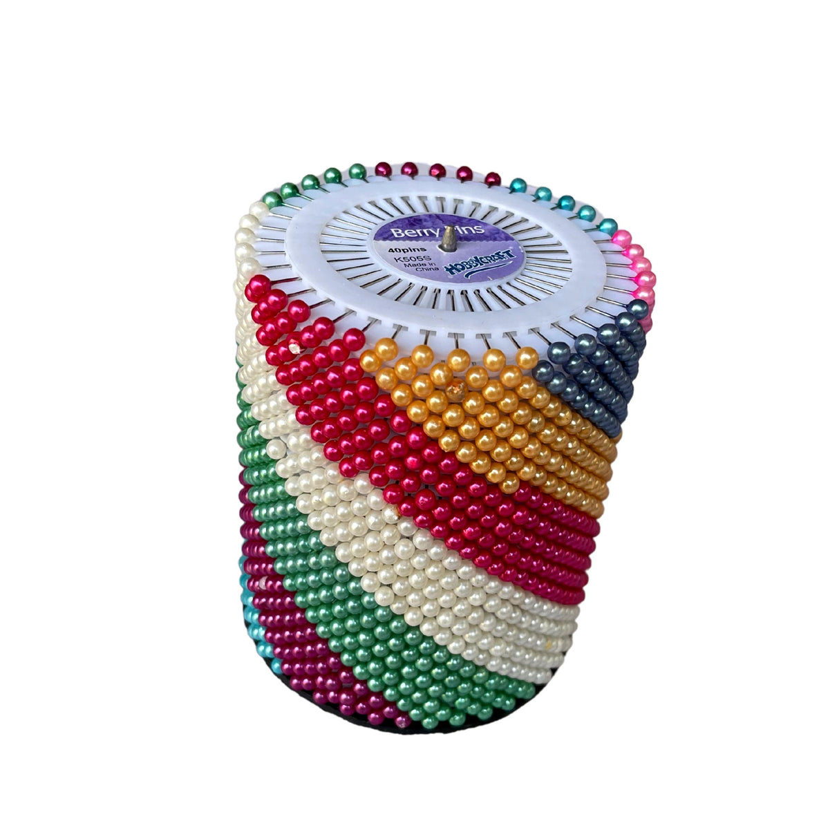 Pins Mixed Berry Pins, sewing notions, Wheel Pearlised head pins, Craft, Sewing Pins