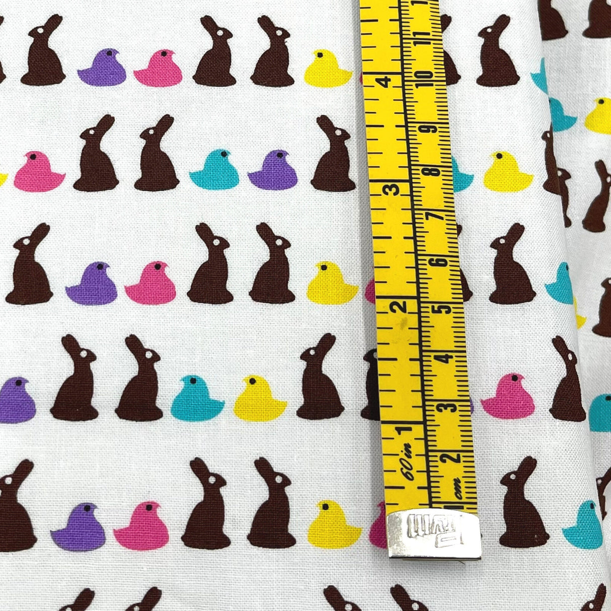 Bunny Bites, Bunny and rabbit Fabric, Cotton Quilting Fabric, Michael Miller Fabric. MM-CX6975.Whit