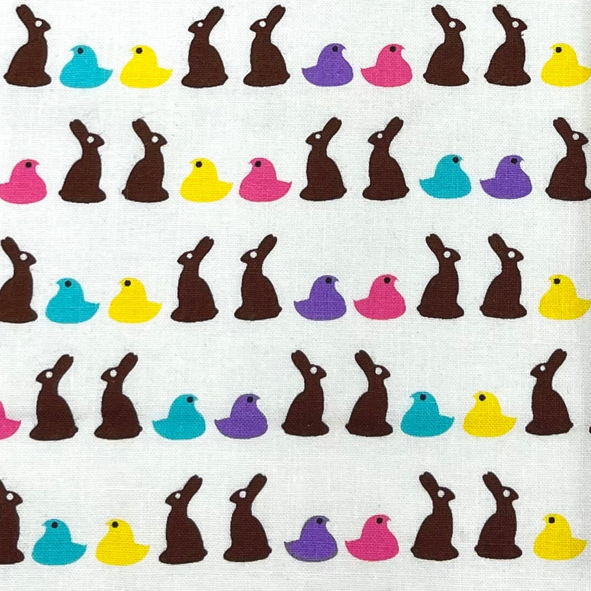 Bunny Bites, Bunny and rabbit Fabric, Cotton Quilting Fabric, Michael Miller Fabric. MM-CX6975.Whit