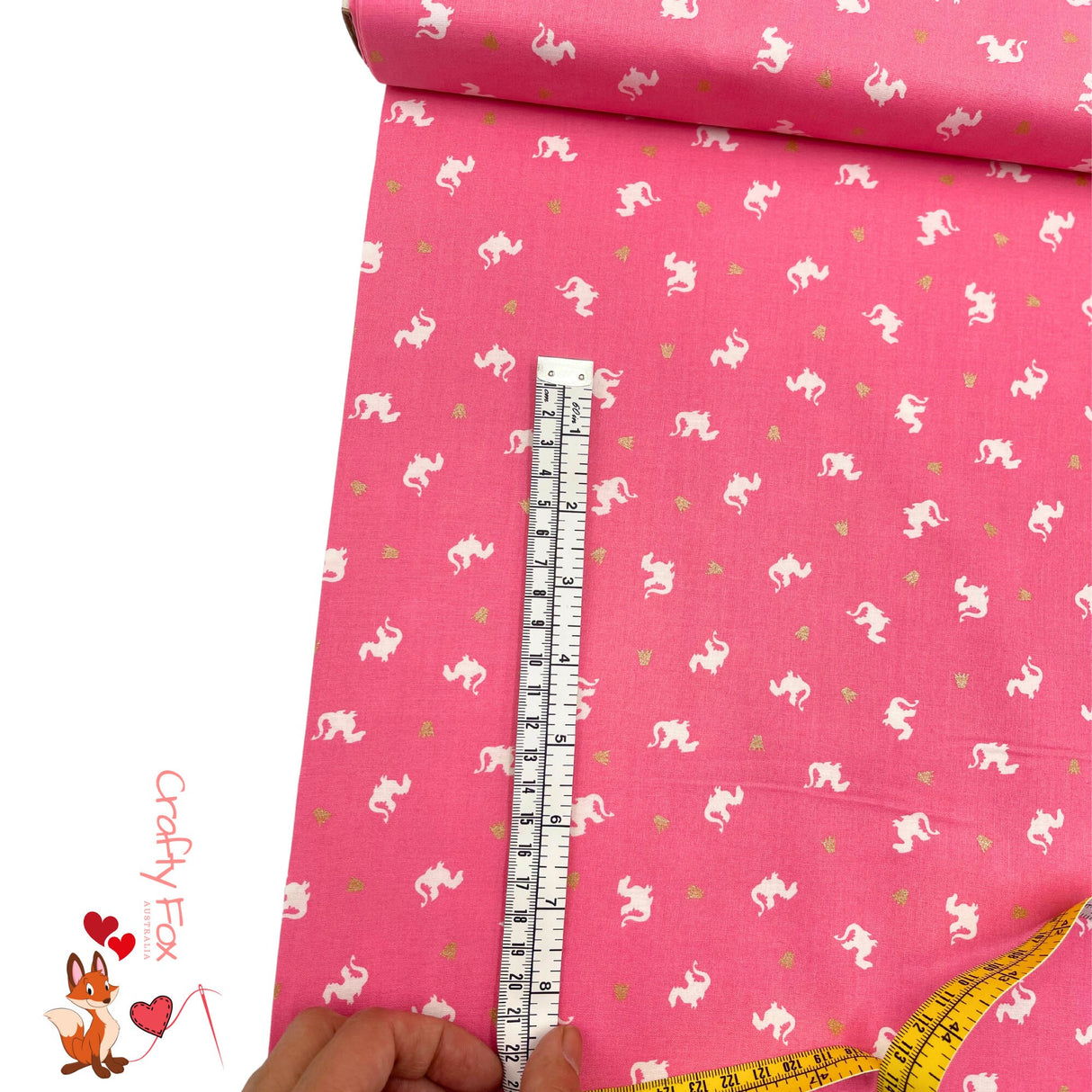 Baby Dragon fabric, Magic, Berry Pink, Cotton Quilting Animal fabric, Michael Miller fabrics MD7197Pink