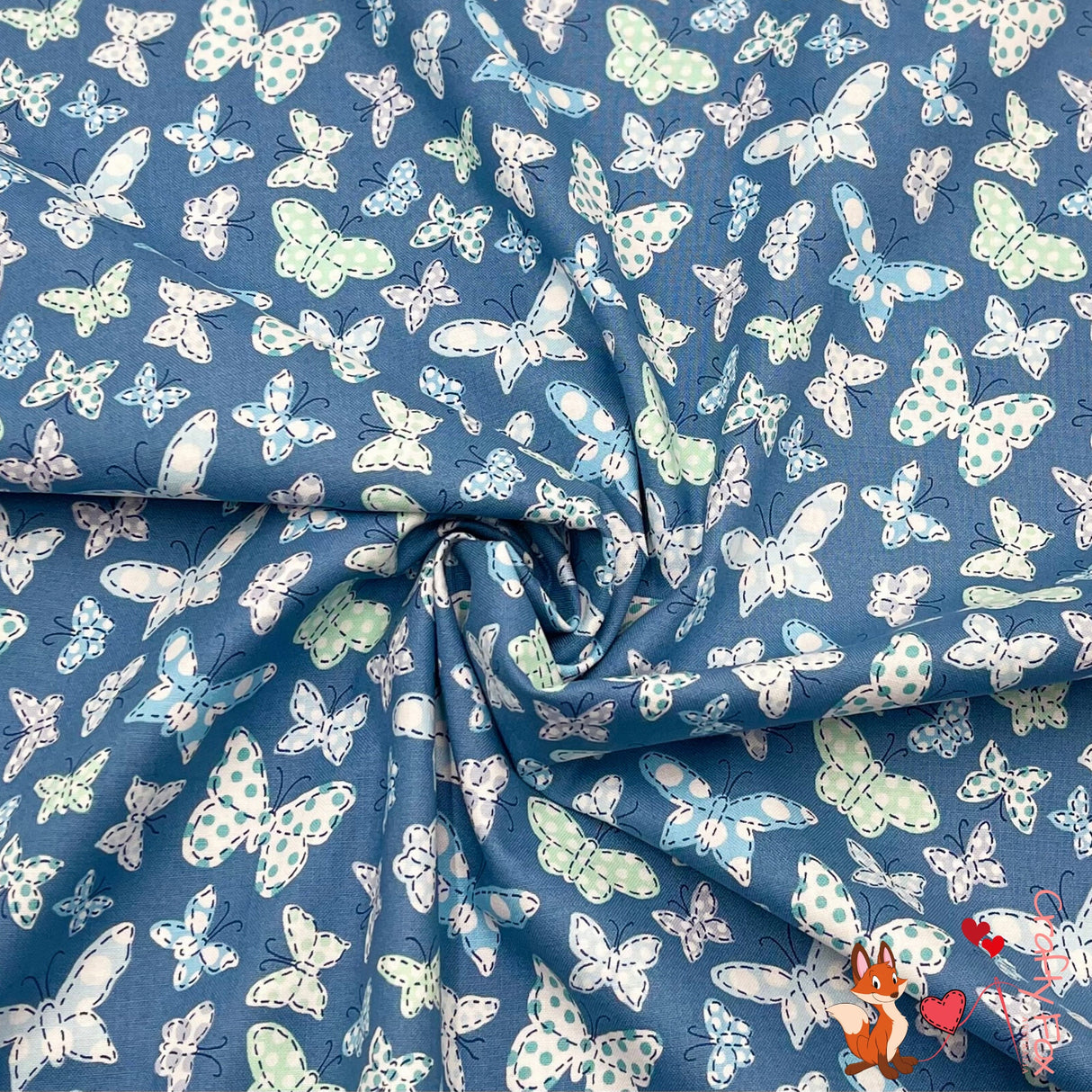 Butterfly Folly Fabric, Wedge, Quilting Cotton Fabric, Michael Miller DC7373-Wedg