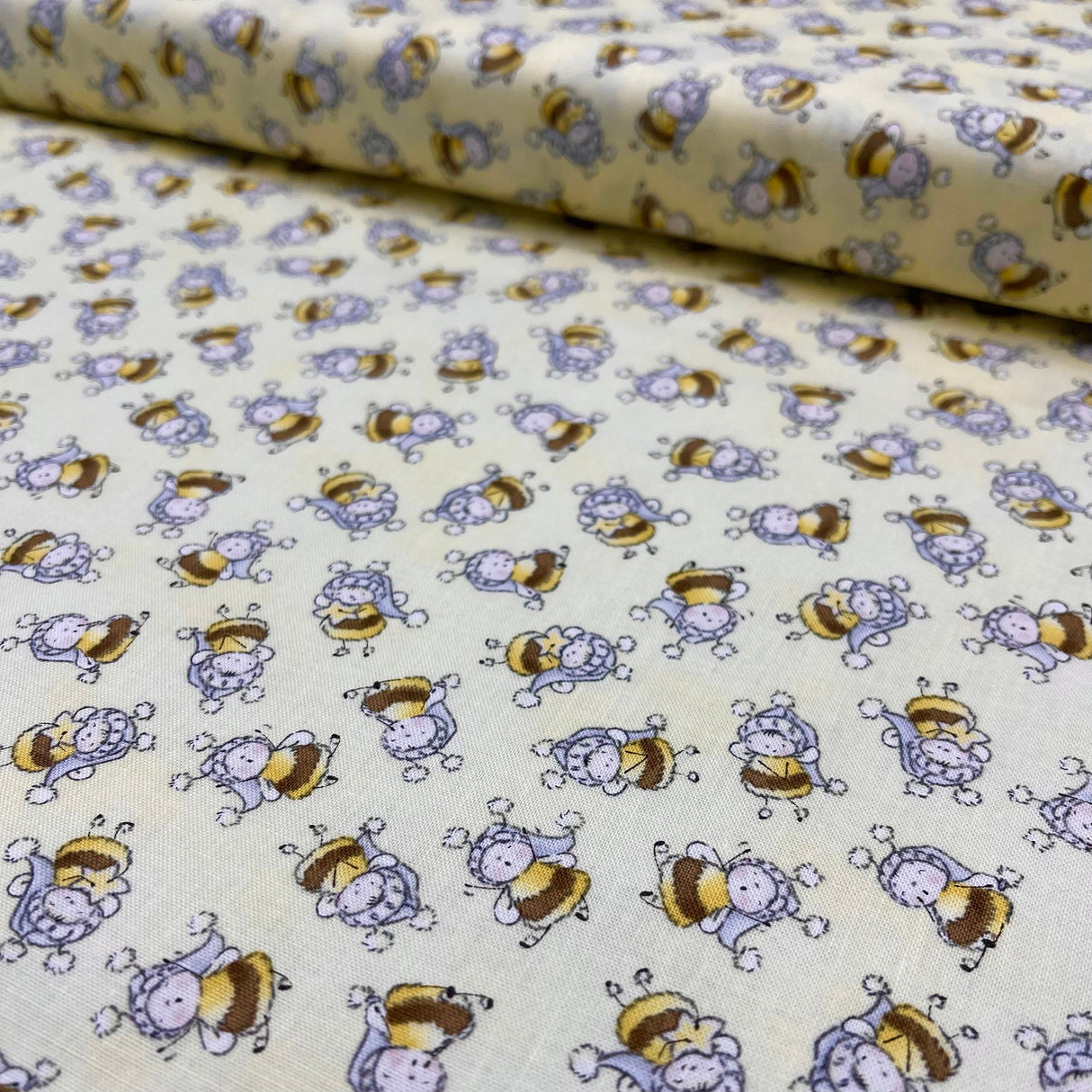Bunnies by the Bay Quilting fabric, Bunnies Bees, Timeless Treasure (Cotton Fabric) C6455