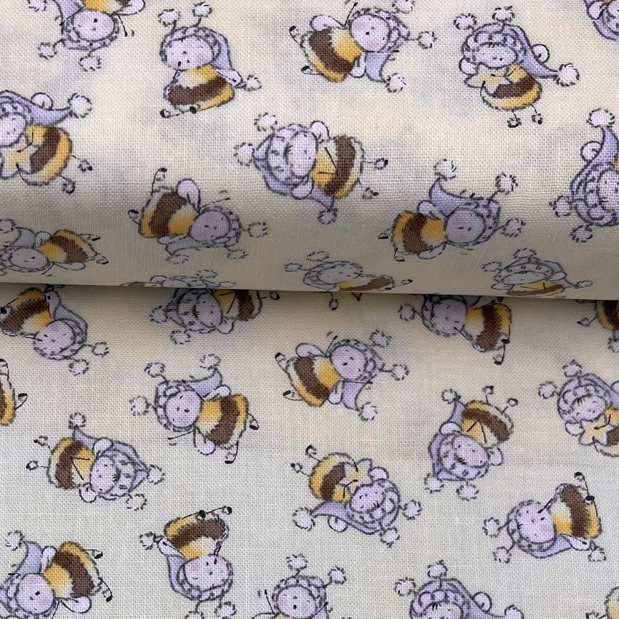 Bunnies by the Bay Quilting fabric, Bunnies Bees, Timeless Treasure (Cotton Fabric) C6455