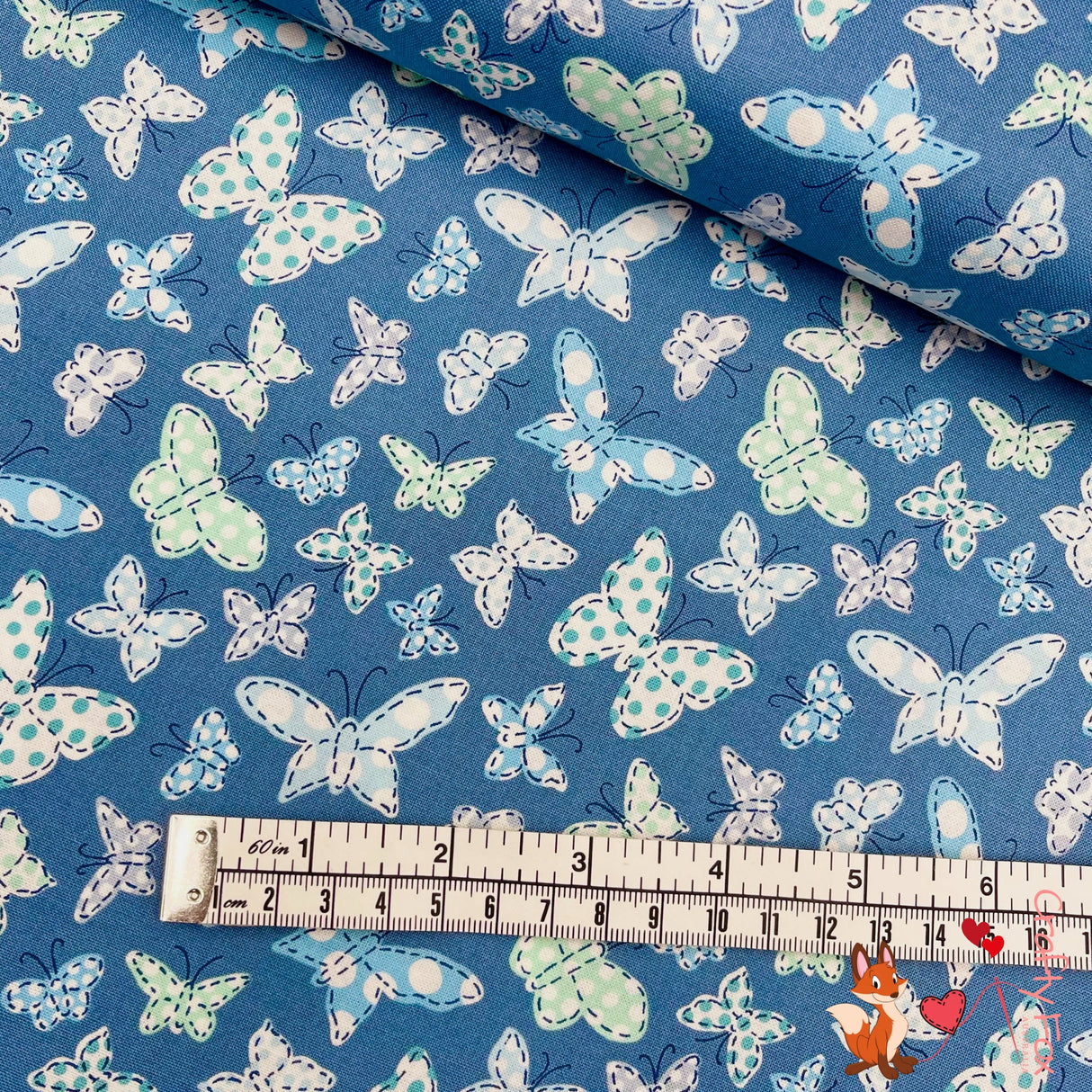 Butterfly Folly Fabric, Wedge, Quilting Cotton Fabric, Michael Miller DC7373-Wedg