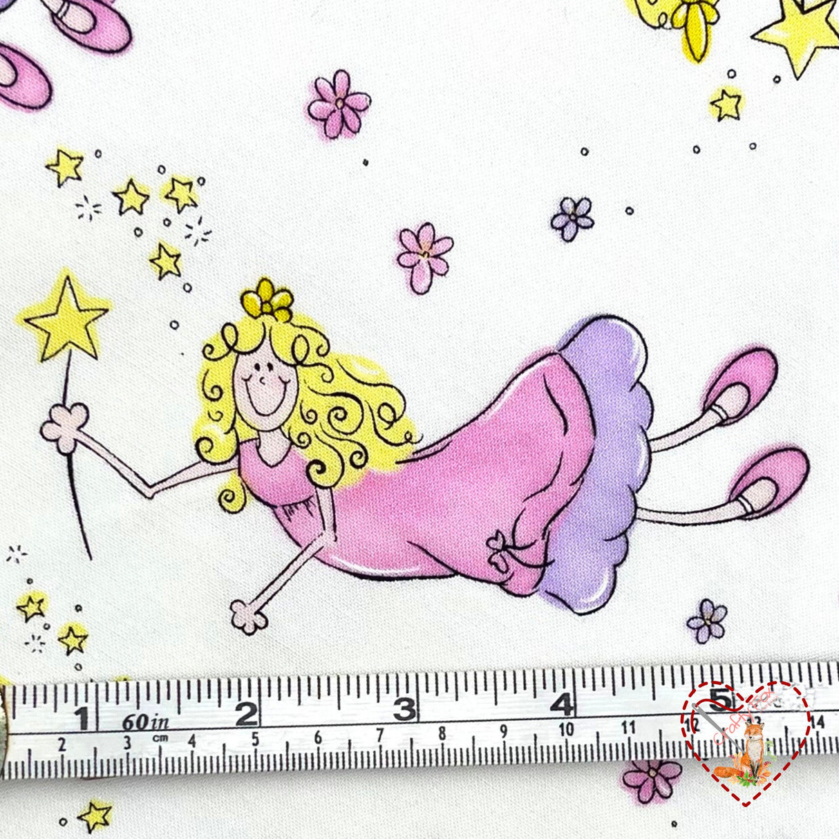 Rare Fabric, Fairies Fabric, Vintage Cotton Quilting fabric, Timeless Treasures TT-C7215