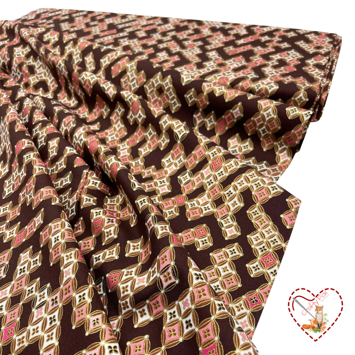 Sakura Japanese fabric by Greta Lynn, Diamonds, Geisha, Cotton Quilting fabric Benartex BT6277.77