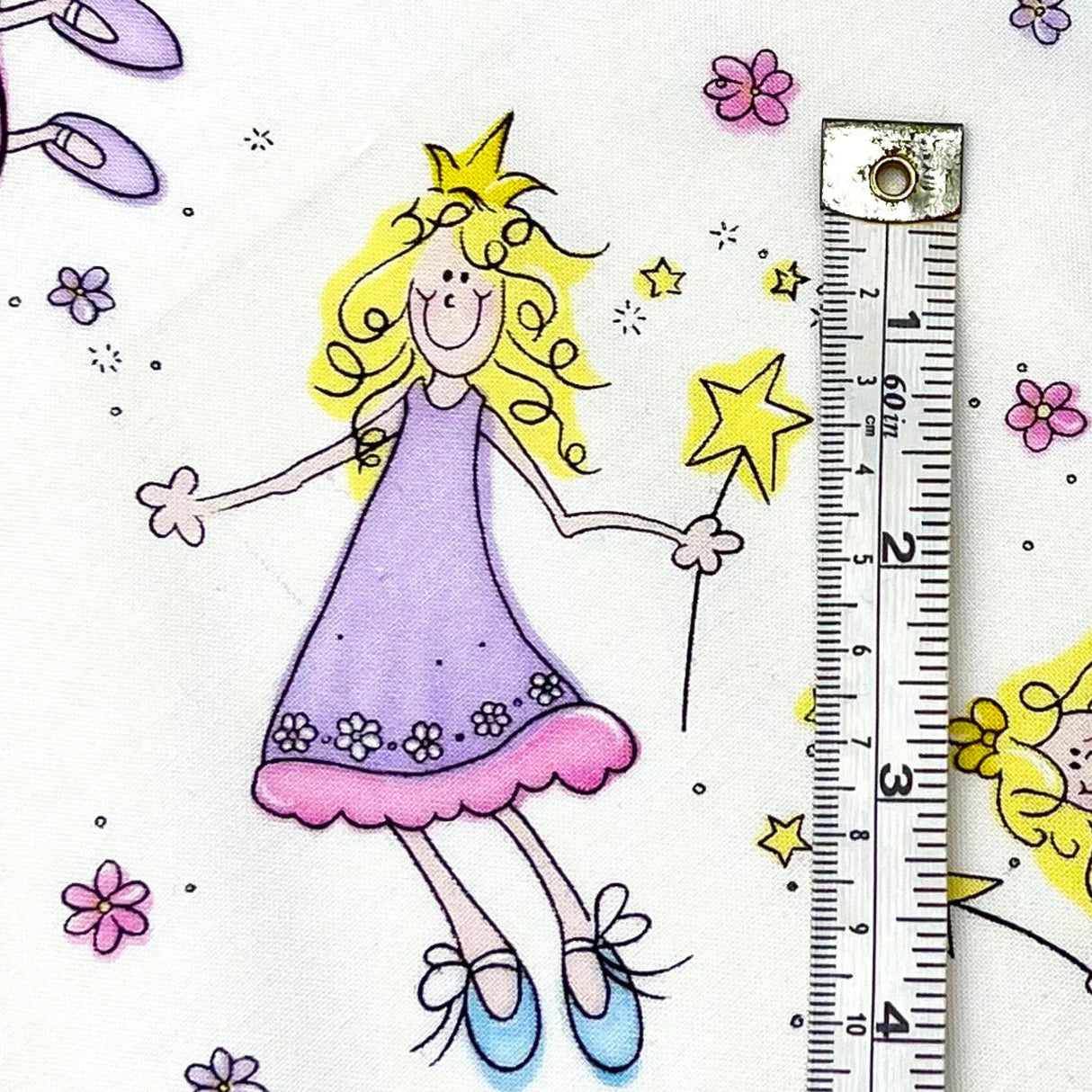 Rare Fabric, Fairies Fabric, Vintage Cotton Quilting fabric, Timeless Treasures TT-C7215