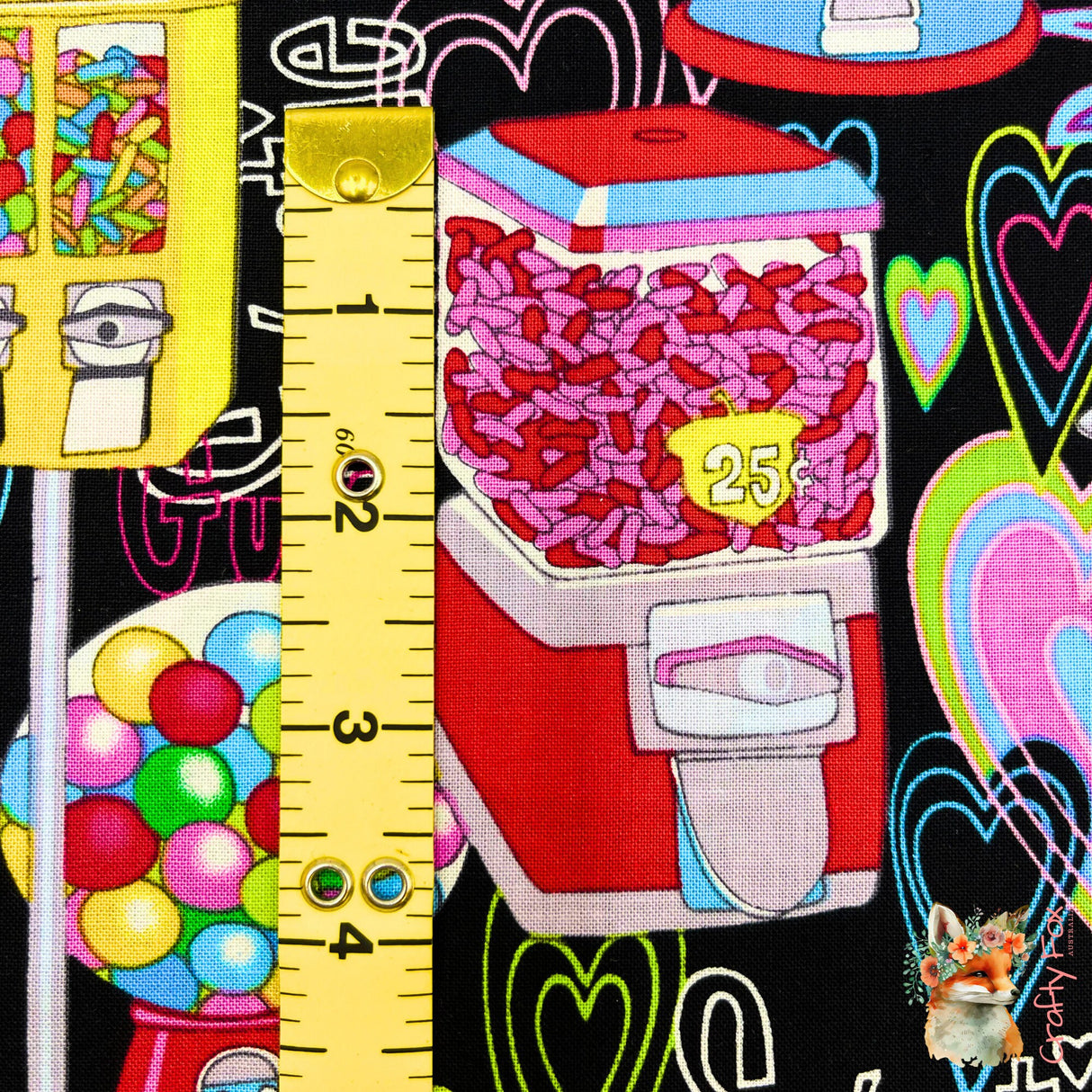 Candy Machines, Sweets, Bubblegum fabric, Quilting Cotton Fabrics, Timeless Treasures TT-9272.Fun
