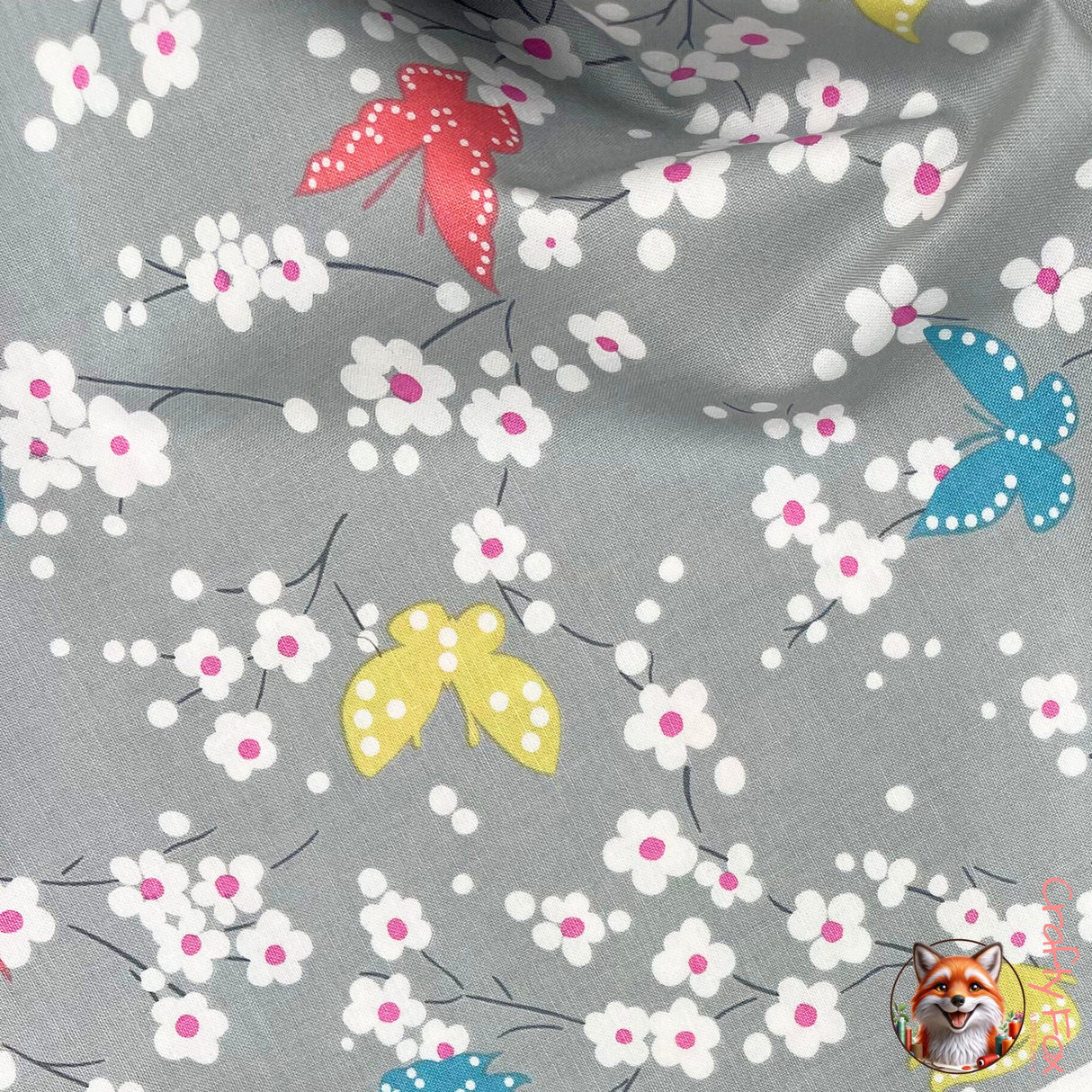 Overview of Butterfly Blossom fabric
