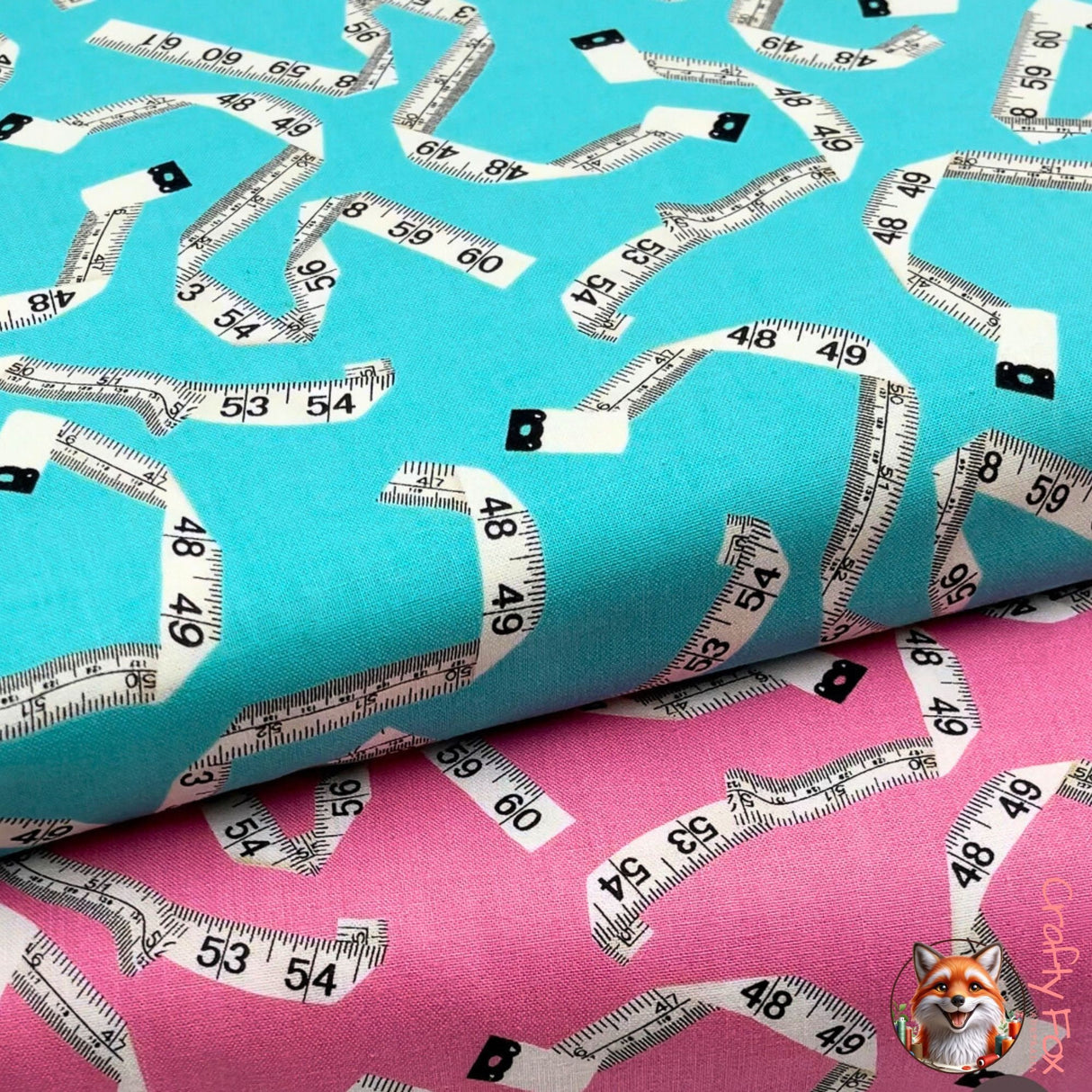 Both Pink and Turquoise Blue fabric of Sew! Sew! fabric, by Benartex BT8467.84 and BT8467.22