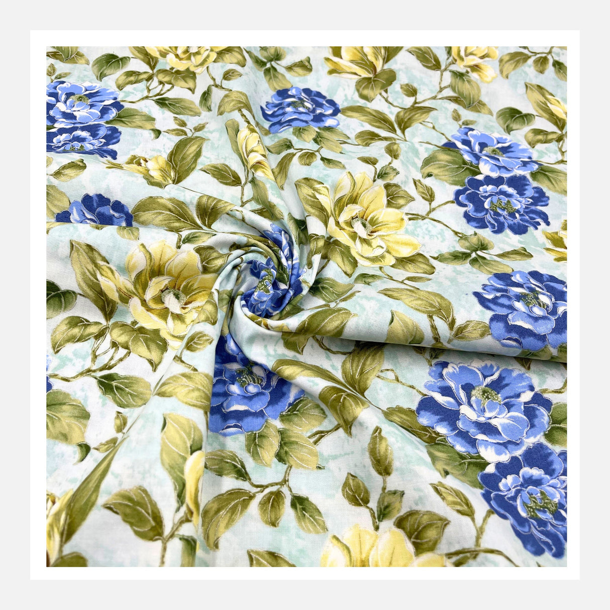 Floral plume fabric, Premium Cotton Quilting fabric by Timeless Treasures TT6462.Julep