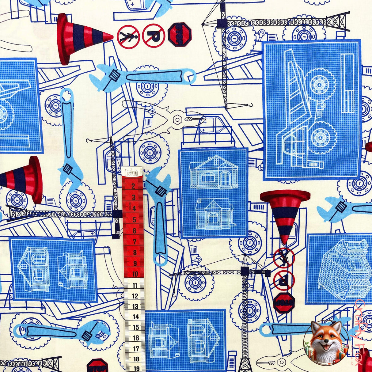 Tape measure showing size of hand wrench