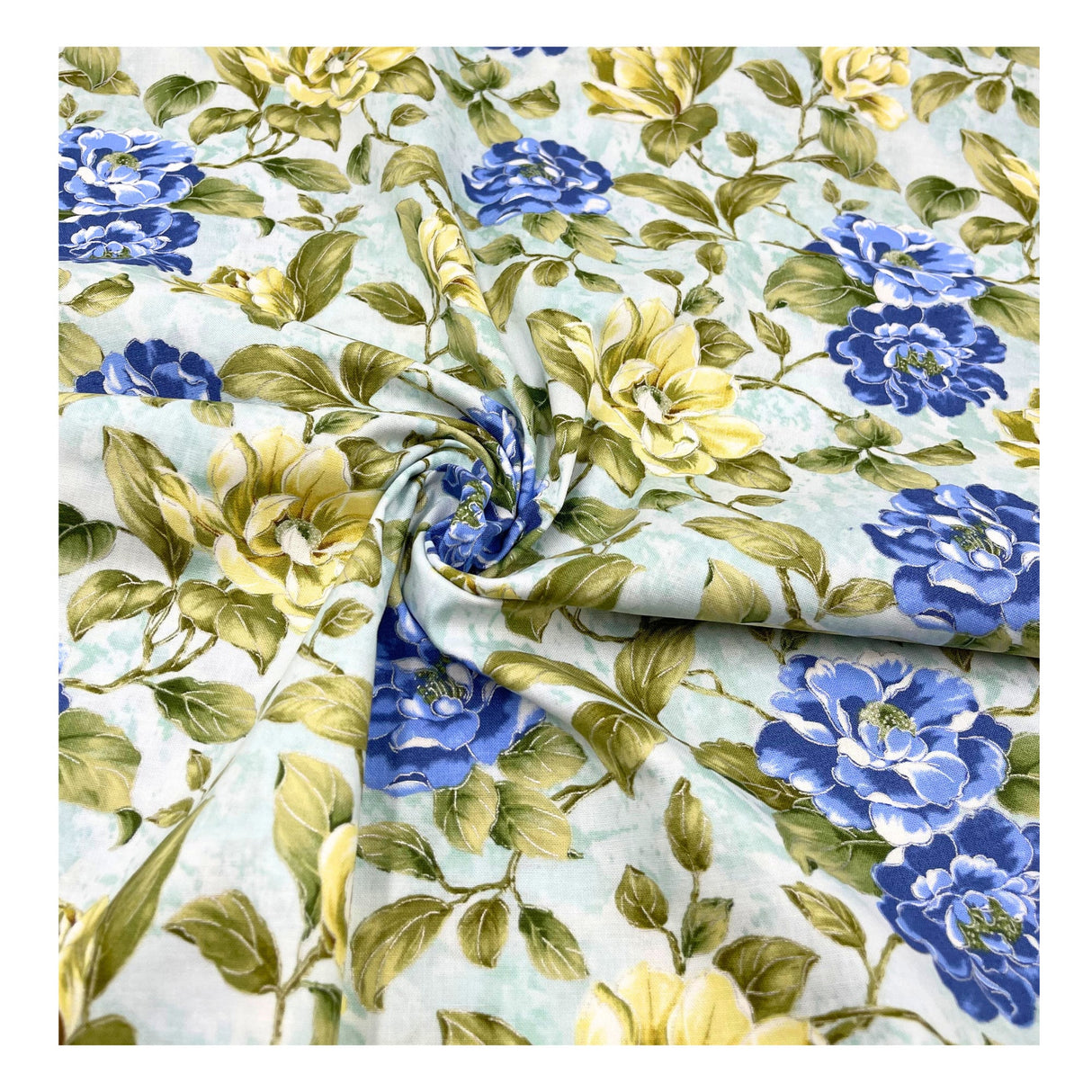Floral plume fabric, Premium Cotton Quilting fabric by Timeless Treasures TT6462.Julep