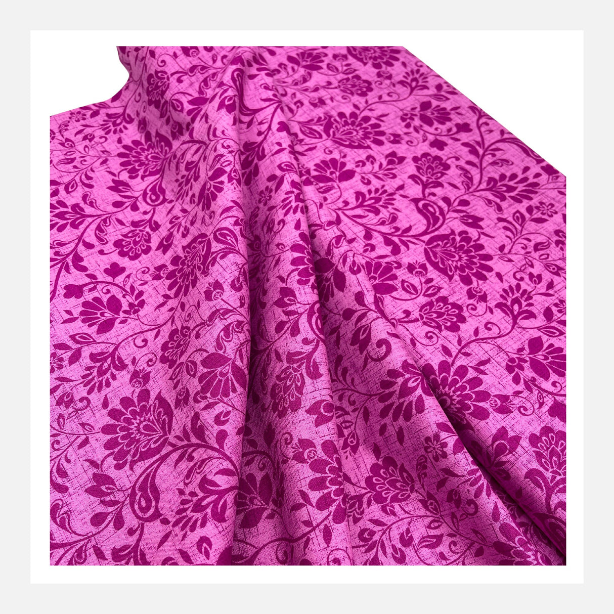 Kayla Peony Cotton Quilting Fabric – Berry Blast by Lily Ashbury | Michael Miller