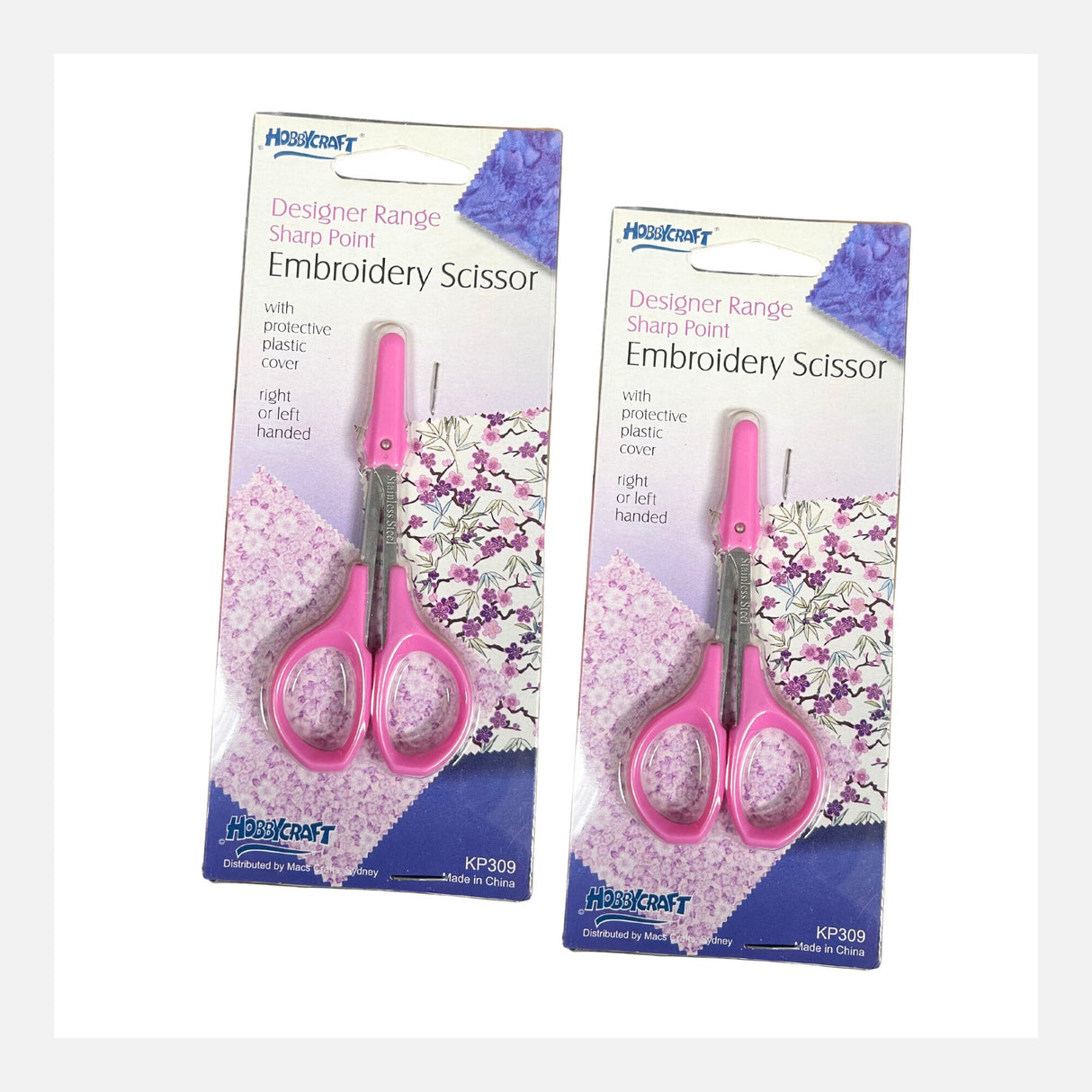Embroidery Scissor, Pink Handle - Hobbycraft Sharp Point Scissor