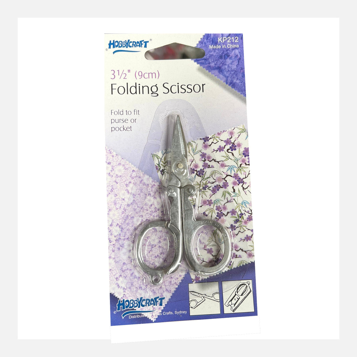 Small Folding Scissor 3.5" - Perfect for Travel, Sewing , Embroidery, First aid