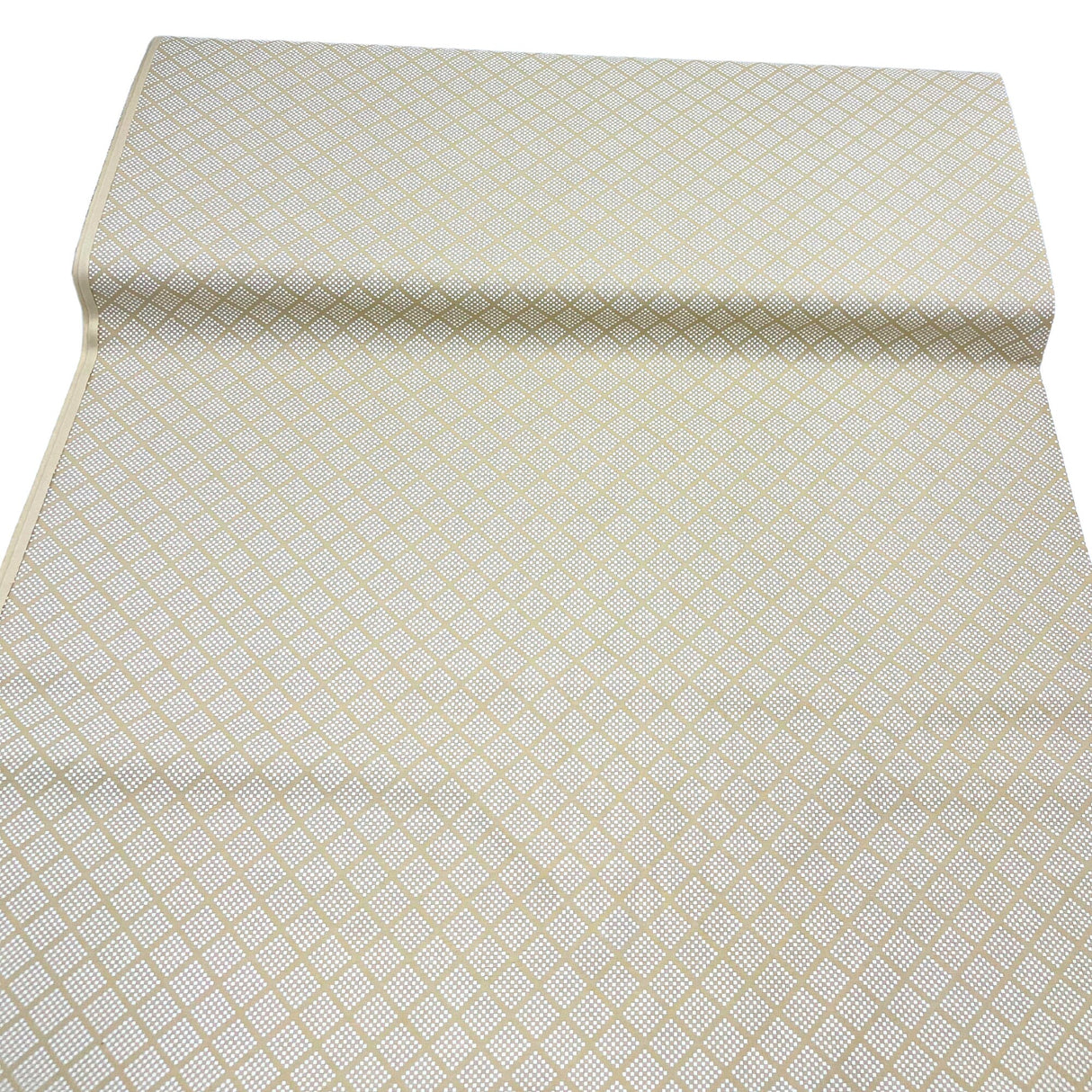 White Geometric Diamonds Tone on Tone Fabric by SewTrade - Top Quality Quilting Cotton | MC47727W.T