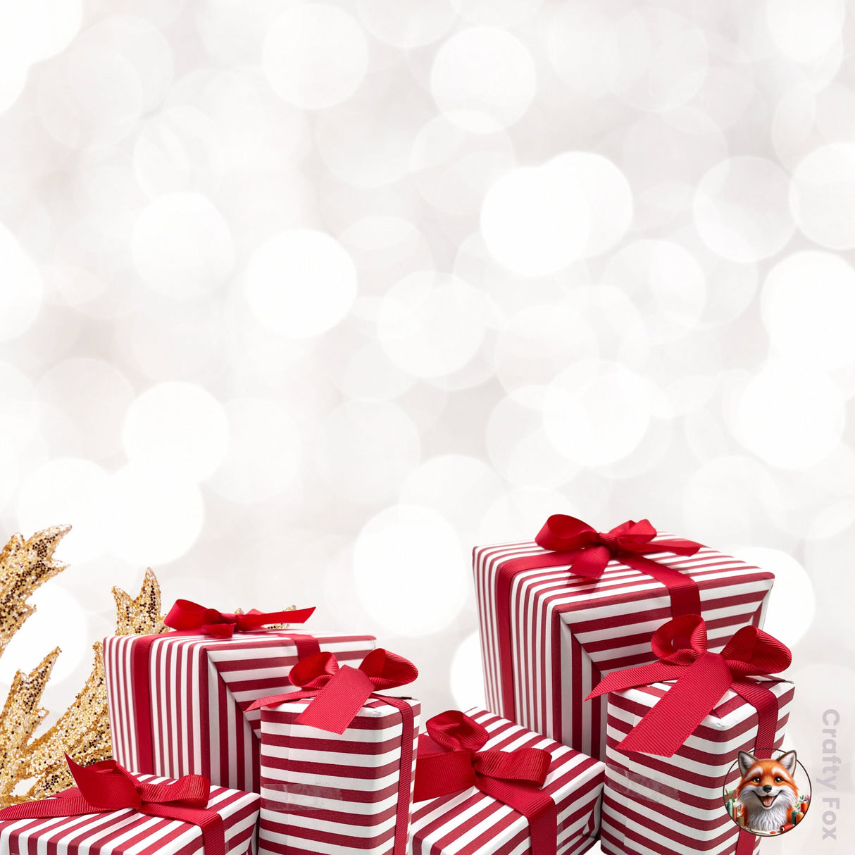 Red Candy Stripe Gift Wrapping Paper - 80gsm | 60cm Wide