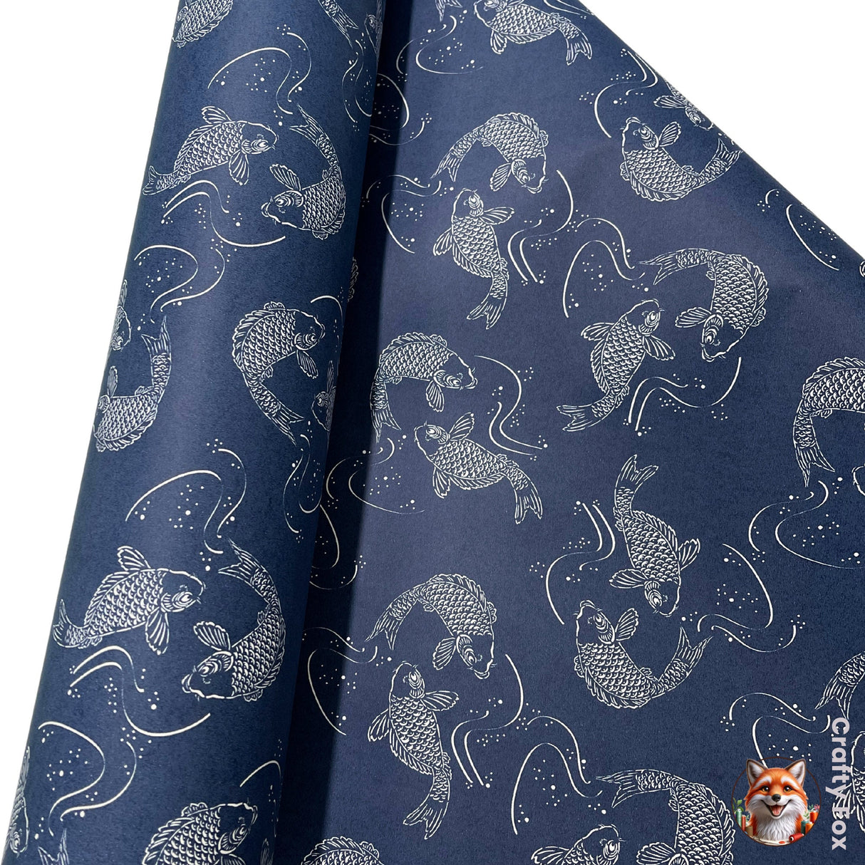 Premium Koi Gift Wrapping Paper - High Quality, Eco-Friendly, Feng Shui Uncoated