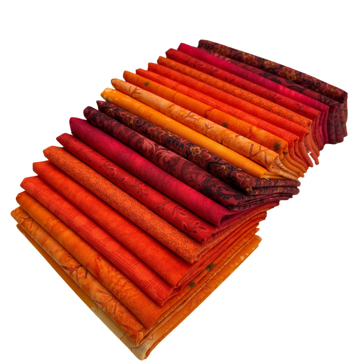 Fall Fat Quarter Fabric Bundle - DIY Fall Shades Quilters Gift