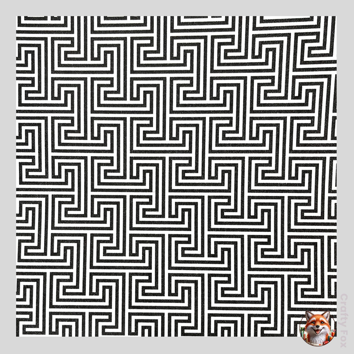 Black White Geometric Gift Wrapping Paper - 80gsm High Quality Uncoated Wrap Paper