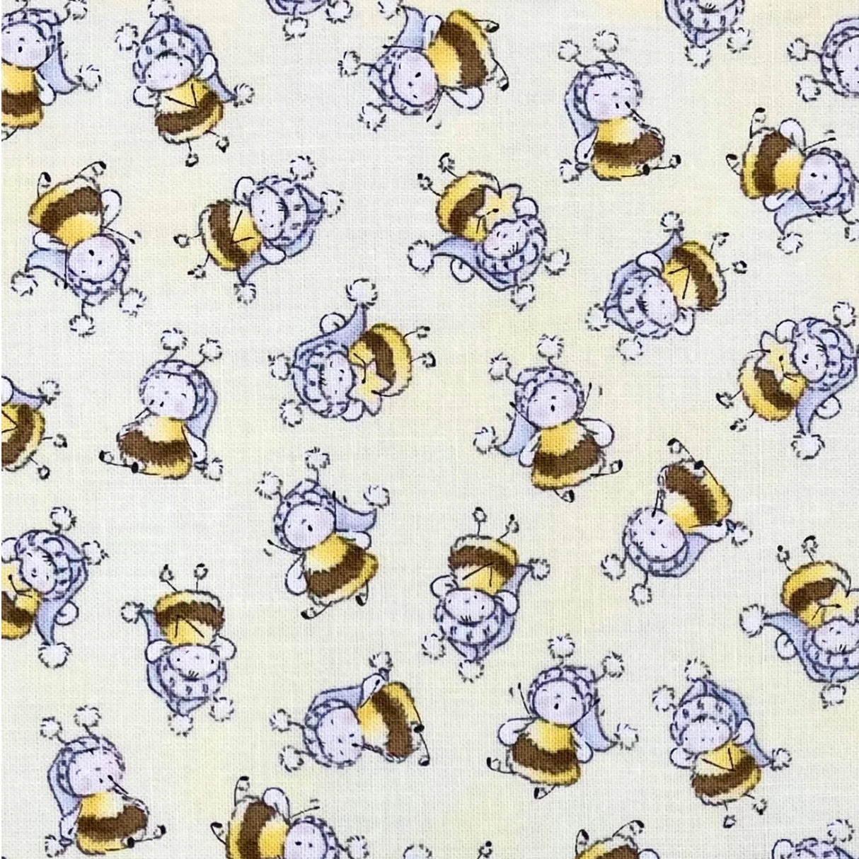 Bunnies by the Bay Quilting fabric, Bunnies Bees, Timeless Treasure (Cotton Fabric) C6455