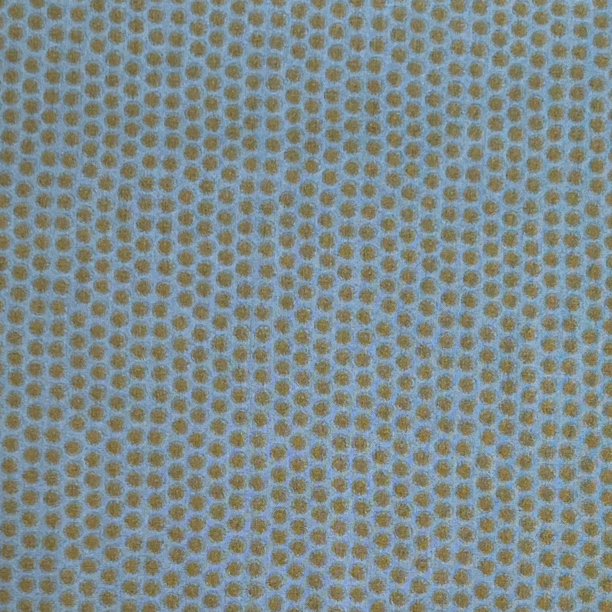 Under the Mistletoe Blue Polka Dots Quilting Fabric - Henry Glass HG8333-11